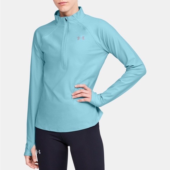 Essential Women's Under Armour Mileage ½ Zip Running Top, Medium NWT - Picture 1 of 8